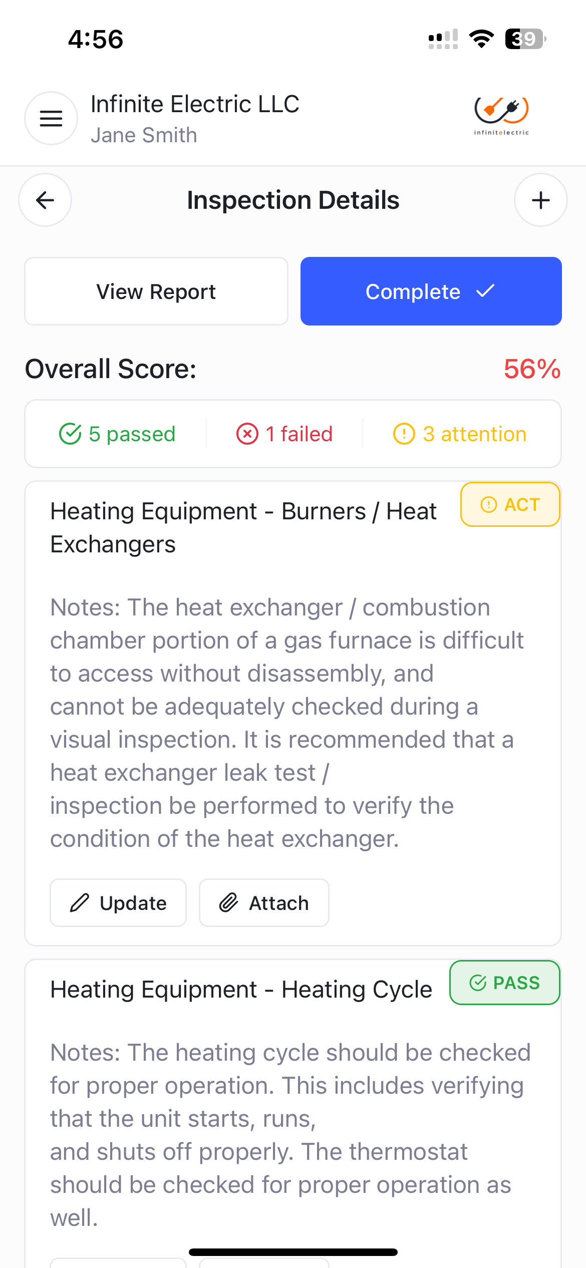 Digital Inspections